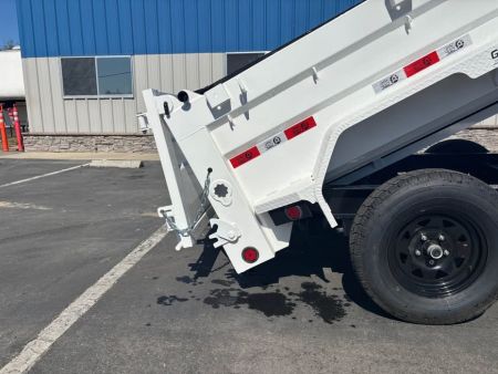 New 2026 GR 5x10x2 Low Profile Scissor Dump Trailer 7000 GVWR