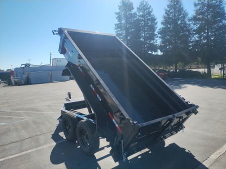 New 2026 GR 5x10x2 Low Profile Scissor Dump Trailer 7000 GVWR
