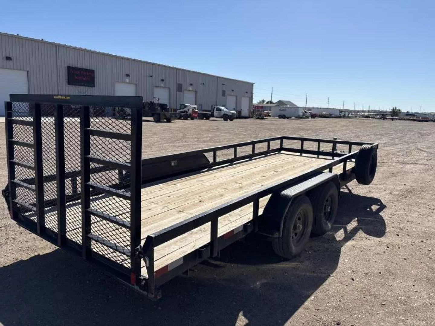 Used 2023 H and H Trailer 82X20 HD 5K AXLES Utility Trailer