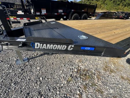 New 2026 Diamond C GTF 206 Car Hauler, REMOVABLE FENDERS, D-RINGS, SLIDE IN RAMPS