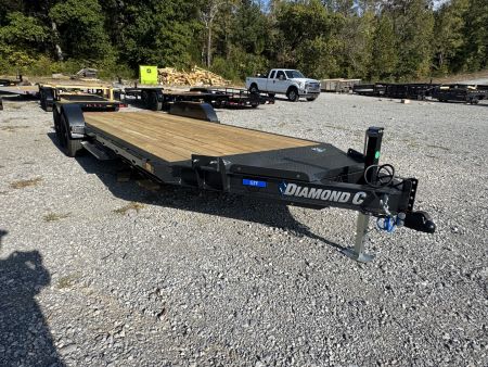 New 2026 Diamond C GTF 206 Car Hauler, REMOVABLE FENDERS, D-RINGS, SLIDE IN RAMPS