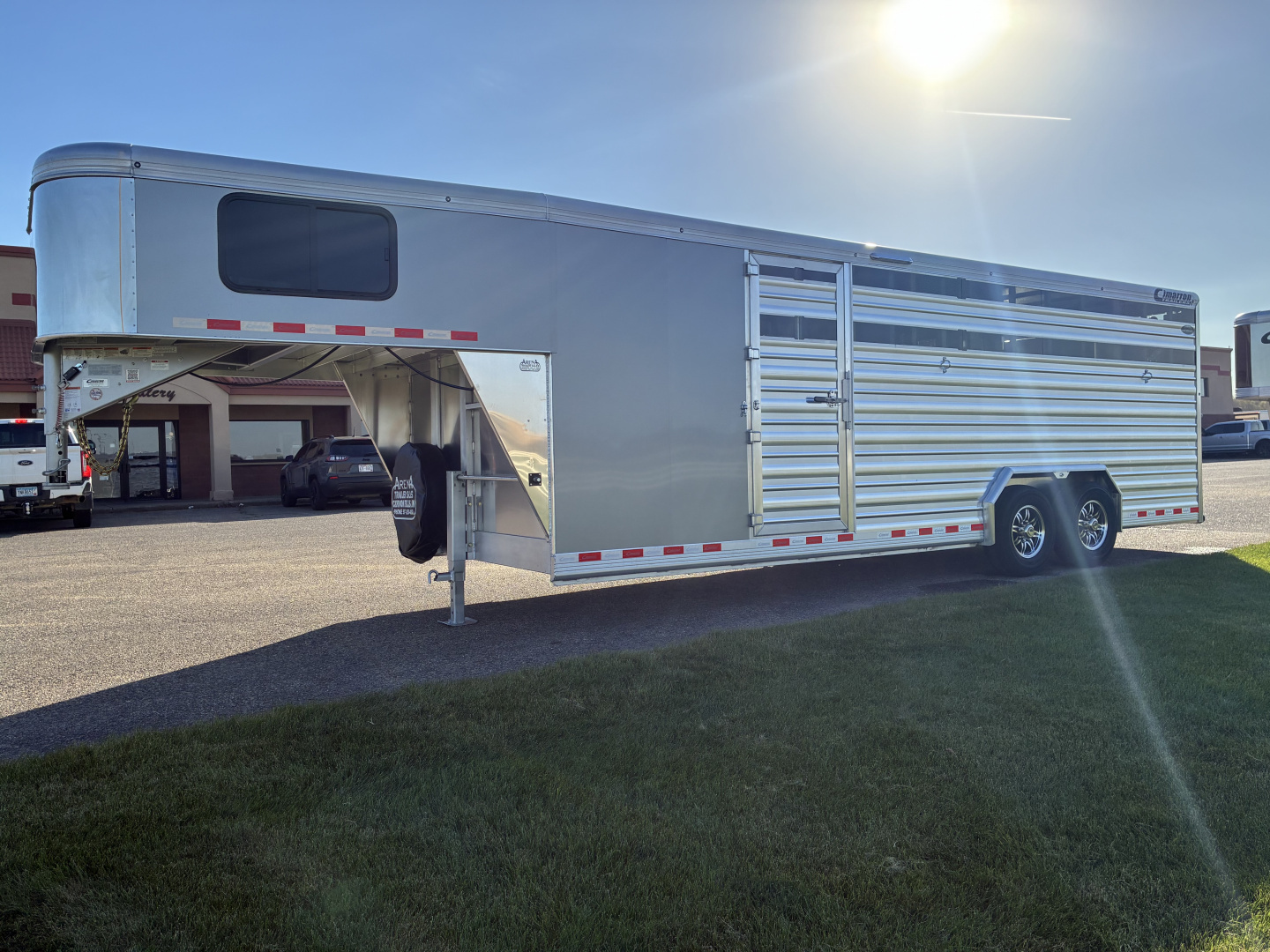 New 2026 Cimarron Trailers 8' x 24' Lonestar Stock / Stock Combo Trailer