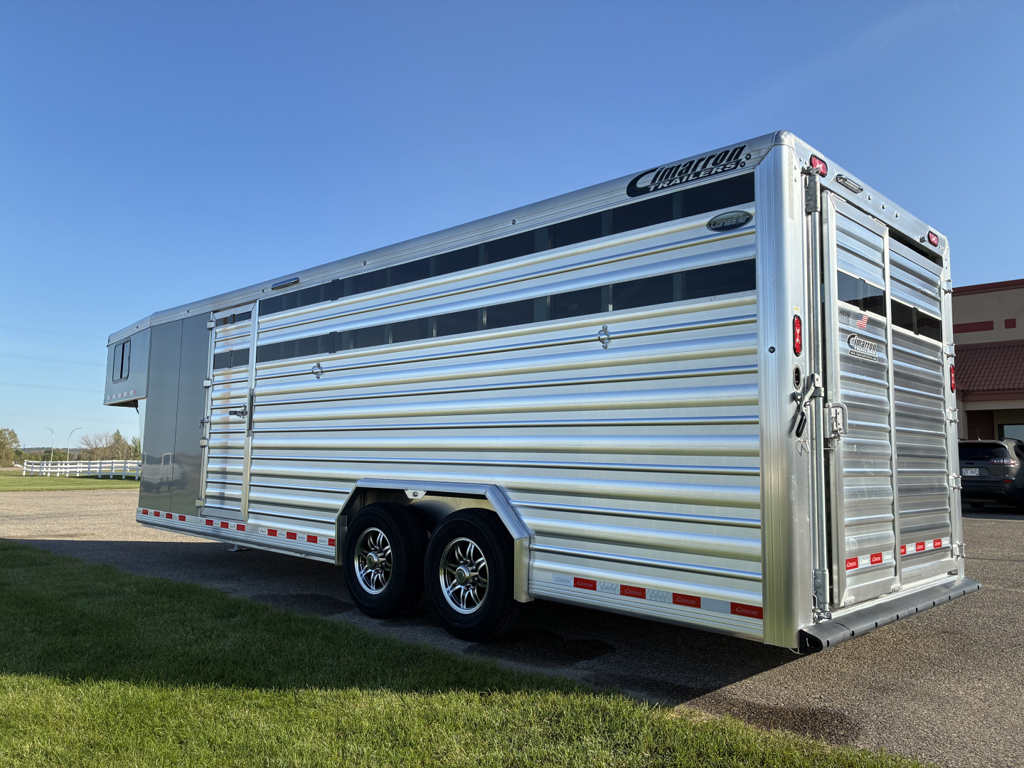 New 2026 Cimarron Trailers 8' x 24' Lonestar Stock / Stock Combo Trailer