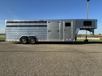 New 2026 Cimarron Trailers 8' x 24' Lonestar Stock / Stock Combo Trailer