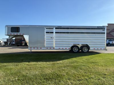 New 2026 Cimarron Trailers 8' x 24' Lonestar Stock / Stock Combo Trailer