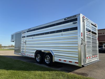 New 2026 Cimarron Trailers 8' x 24' Lonestar Stock / Stock Combo Trailer