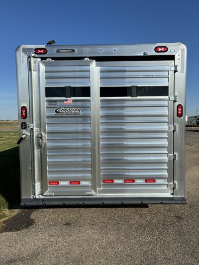 New 2026 Cimarron Trailers 8' x 24' Lonestar Stock / Stock Combo Trailer