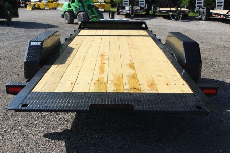 New 2026 Moritz 7' x 16' + 4' Low Pro - Gravity Tilt - Tilt Trailer - 14000# GVW