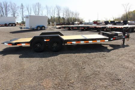 New 2026 Moritz 7' x 16' + 4' Low Pro - Gravity Tilt - Tilt Trailer - 14000# GVW