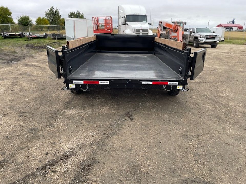 New 2027 Horizon Trailers 7'x12' Dump Trailer GVWR 14,000 LBS