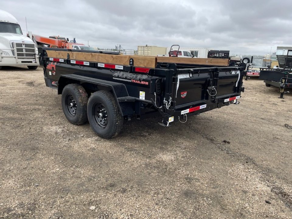 New 2027 Horizon Trailers 7'x12' Dump Trailer GVWR 14,000 LBS