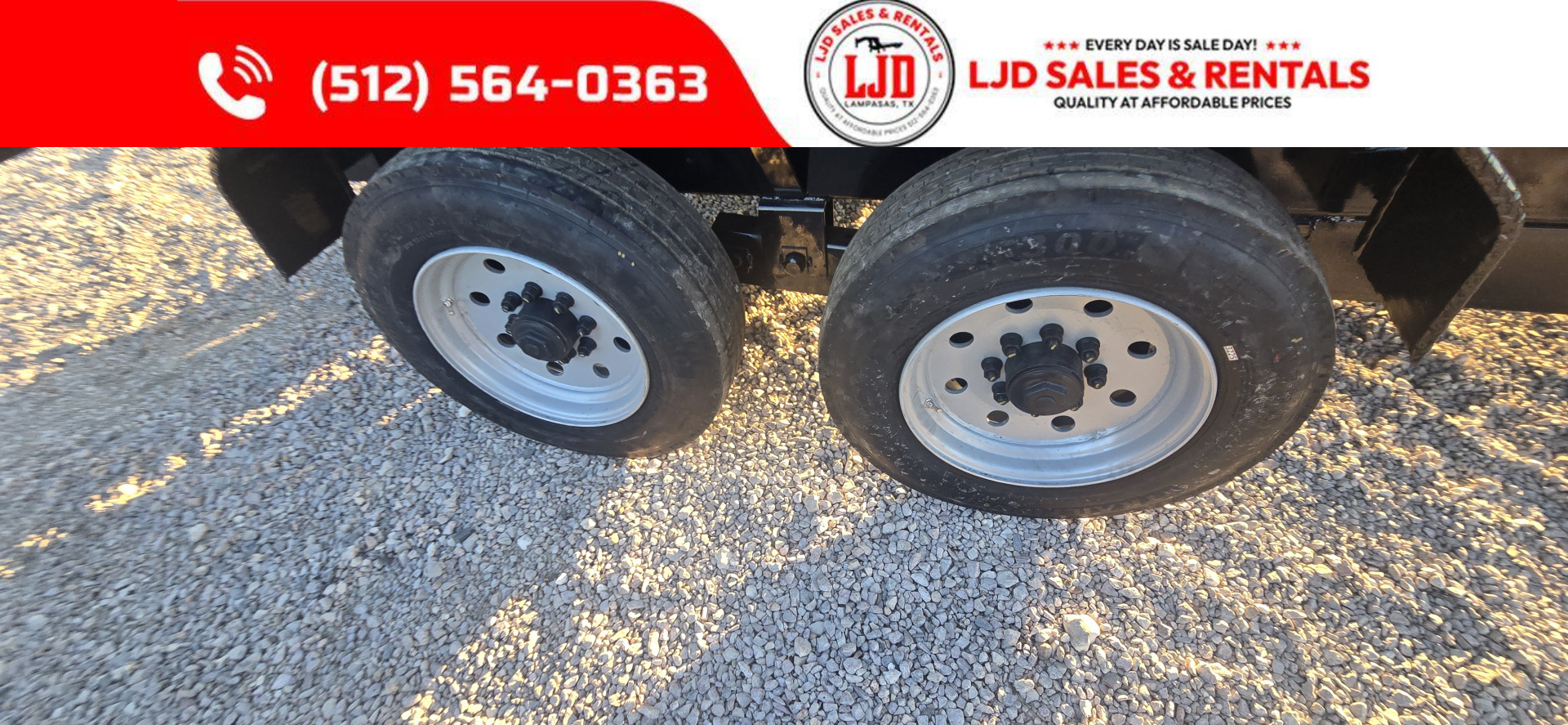 New 2026 US Built - Gooseneck Dump Trailer 18K GVWR - 16 Ply tires