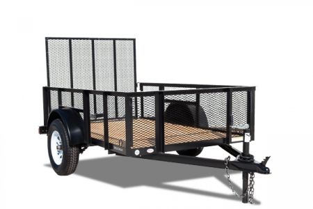 New 2026 Triple Crown Trailers U5X10S24M 5 x 10' Single Axle High Side Utility Trailer