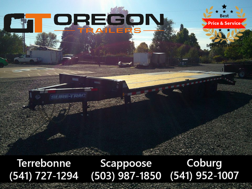 New 2026 Sure-Trac 8.5x25(20+5) 22.5k Deckover Trailer