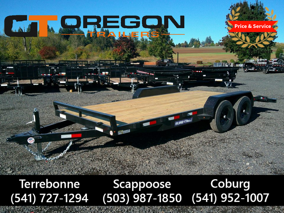 New 2026 Sure-Trac 7x18(16+2) 10k Car Hauler