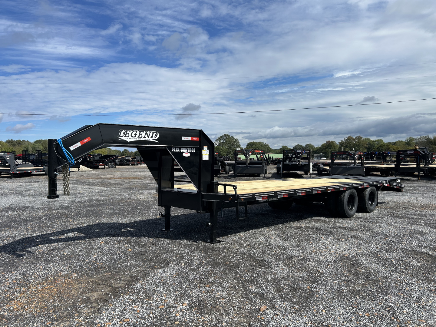 New 2026 Legend 102"X25' 22.5K Gooseneck Flatbed Trailer