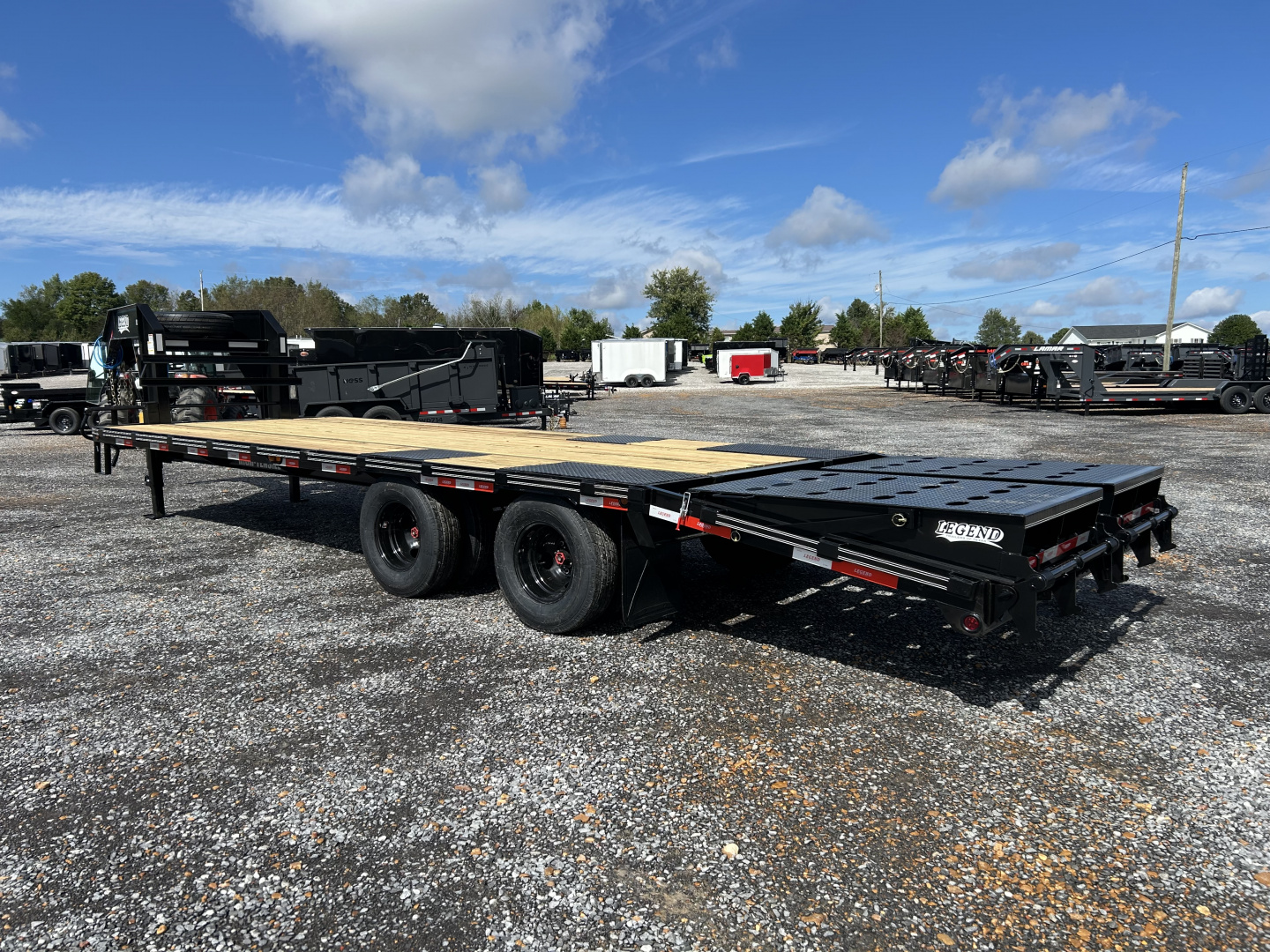 New 2026 Legend 102"X25' 22.5K Gooseneck Flatbed Trailer