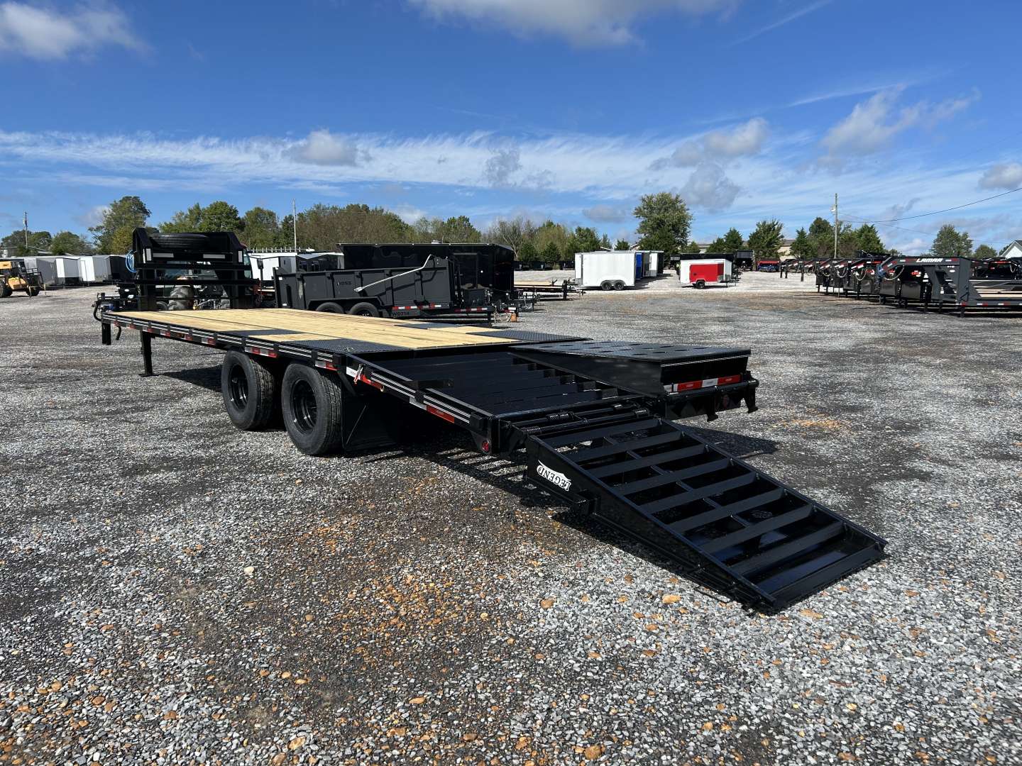 New 2026 Legend 102"X25' 22.5K Gooseneck Flatbed Trailer