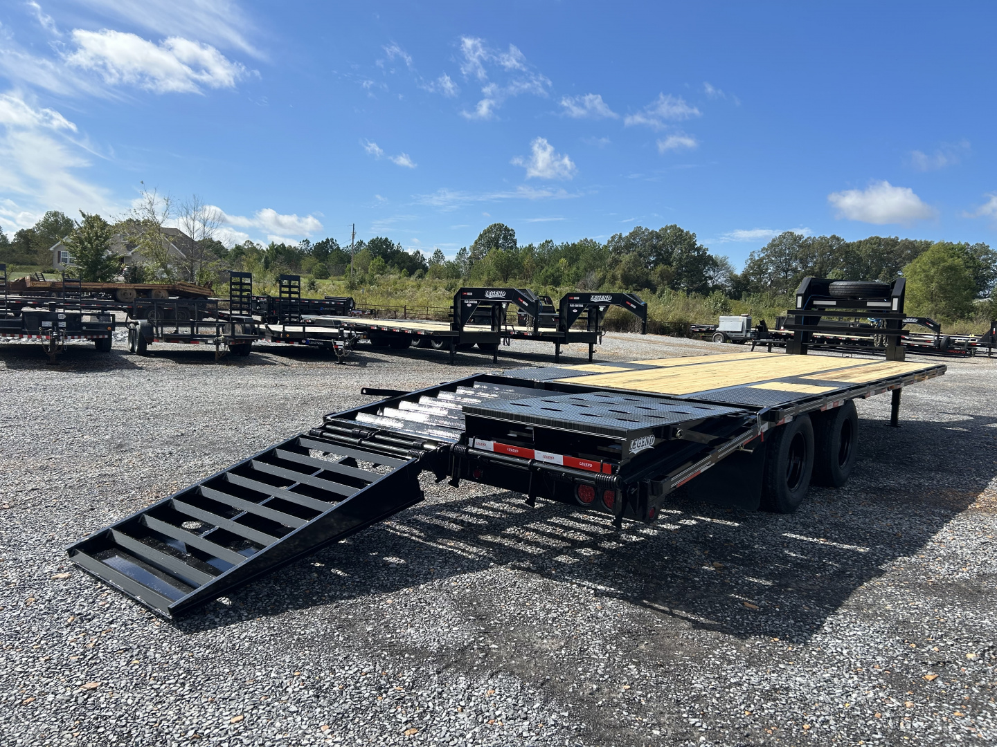 New 2026 Legend 102"X25' 22.5K Gooseneck Flatbed Trailer