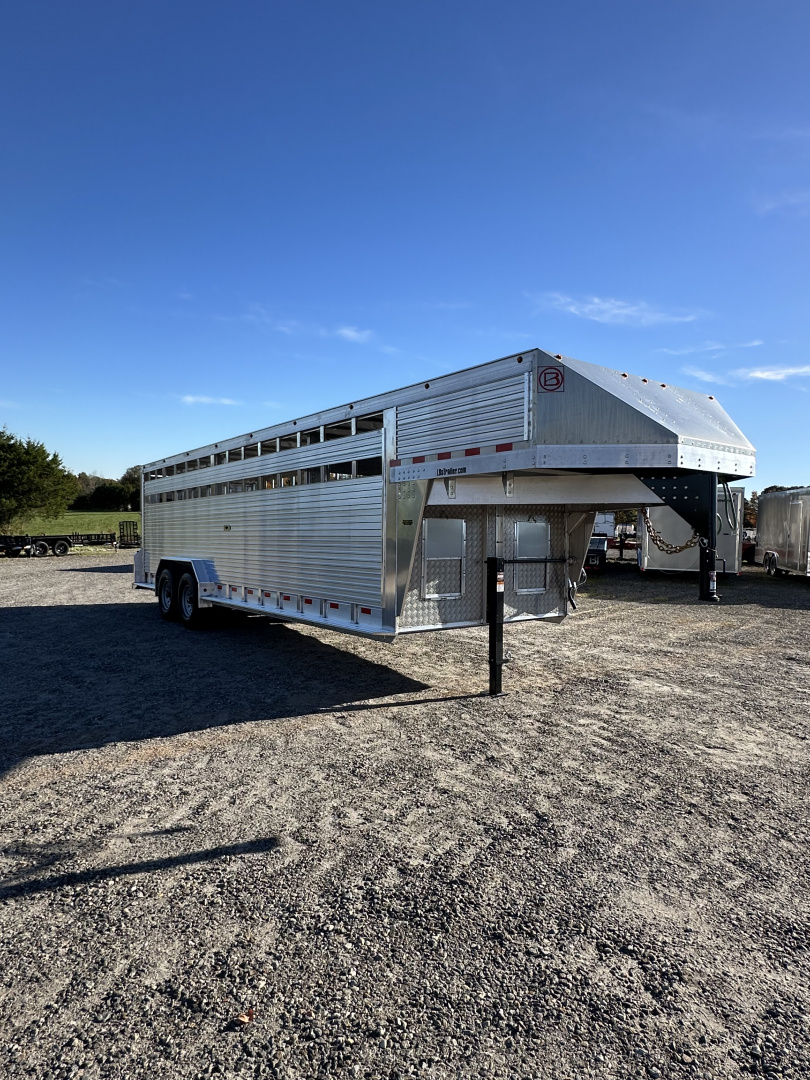 New SOLD 2026 Barrett 7.5 X 24 Stock / Stock Trailer