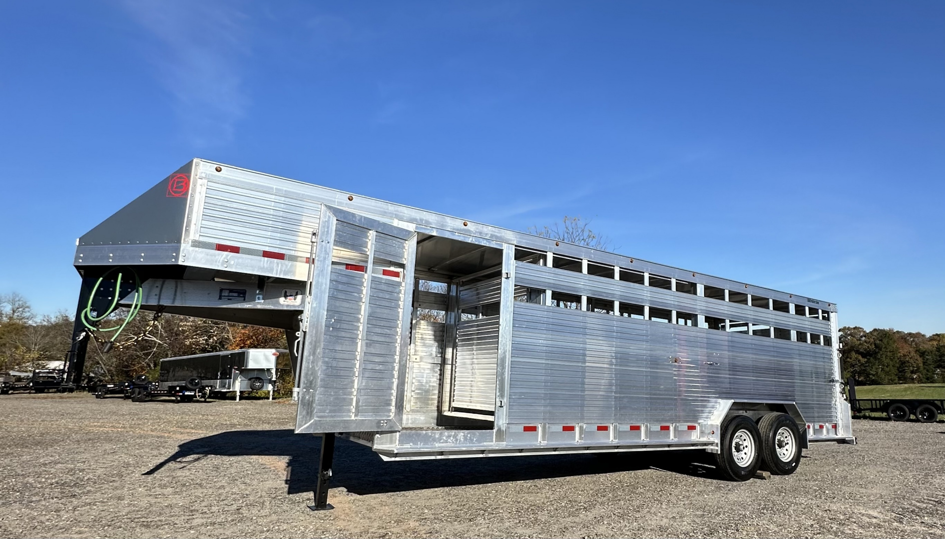 New SOLD 2026 Barrett 7.5 X 24 Stock / Stock Trailer