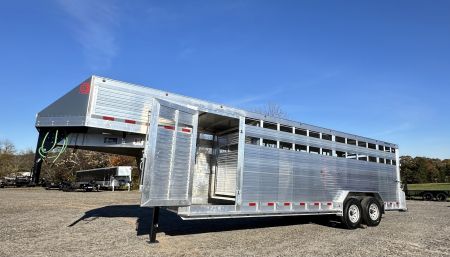 New SOLD 2026 Barrett 7.5 X 24 Stock / Stock Trailer