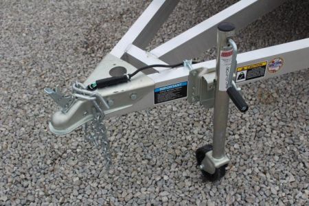 New 2025 H & H  5.5' x 10' Aluminum Utility Trailer - BiFold Ramp - 2990# GVW