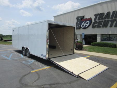 New 2026 Sure-Trac 8.5 x 24 Pro Series Enclosed Wedge Car Hauler Trailer  10K