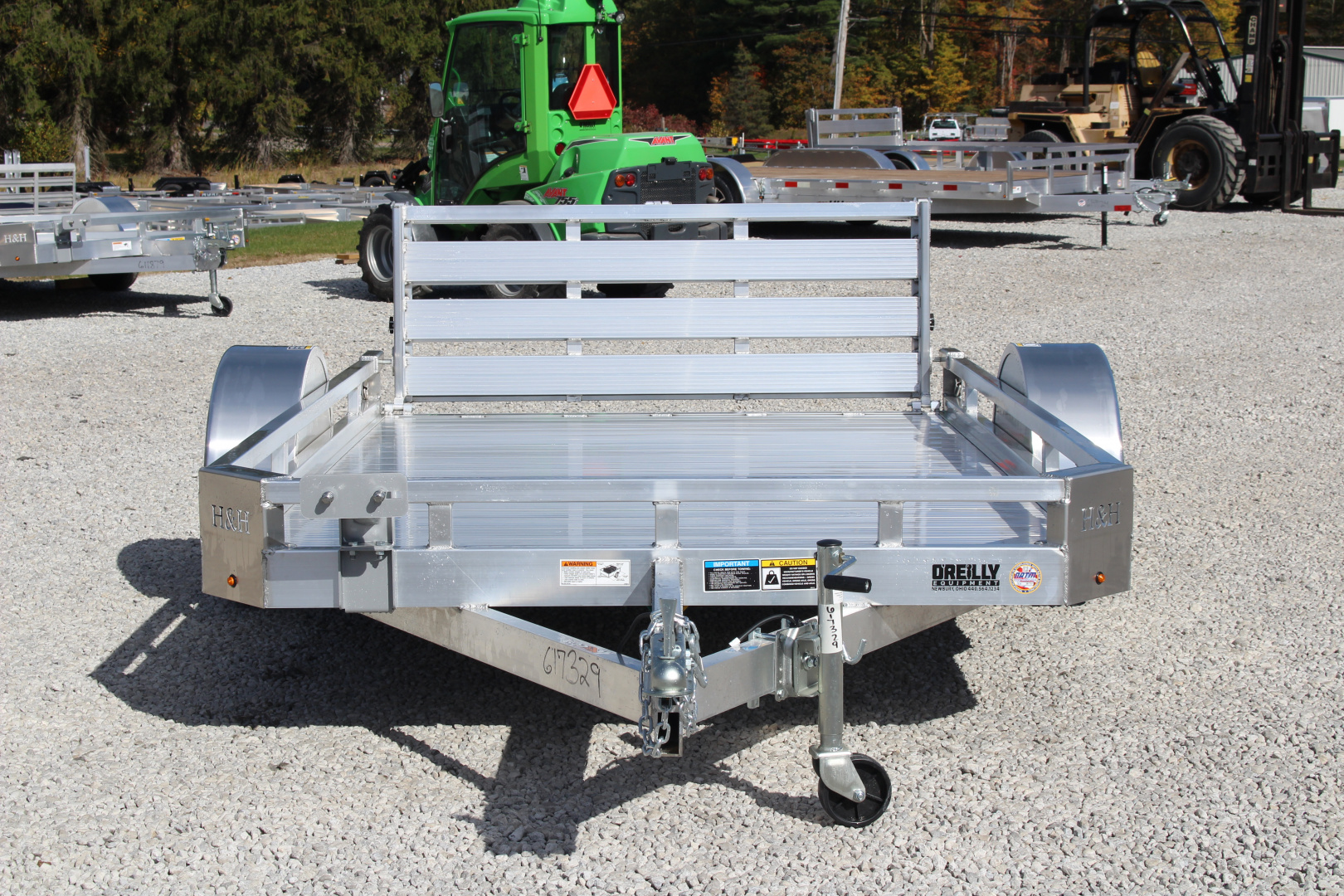 New 2026 H&H Trailers 6.5' x 10' Low Side Utility Trailer - 2990# GVW