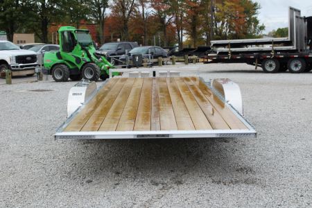 New 2026 H & H Trailer 6'10" x 20' Speed Loader Power Tilt Aluminum Car Hauler - 7000# GVW