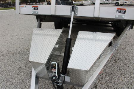 New 2026 H & H Trailer 6'10" x 20' Speed Loader Power Tilt Aluminum Car Hauler - 7000# GVW