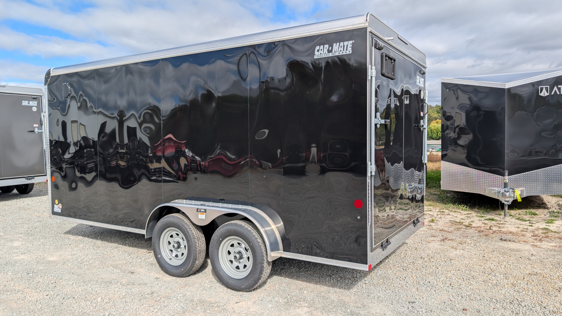New 2026 Car Mate 7x16 HD Custom Cargo Trailer w/ Ramp Door