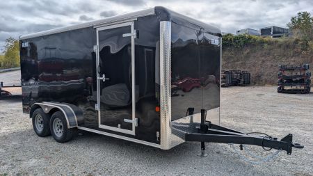 New 2026 Car Mate 7x16 HD Custom Cargo Trailer w/ Ramp Door