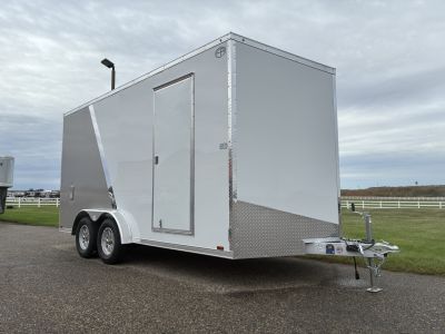 New 2026 Ameralite ALLL716TA2 7'6" x 16' TA2 All-Aluminum Cargo / Enclosed Trailer