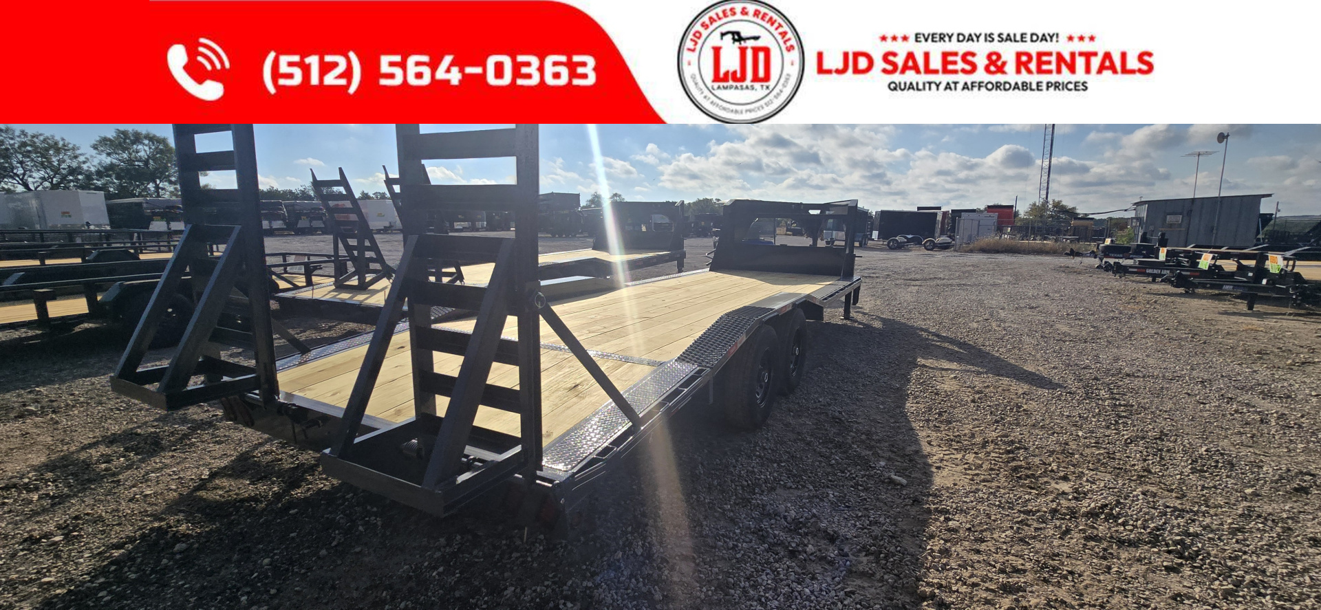New 2026 Tiger - Gooseneck Drive Over Fender Trailer 102" X 24
