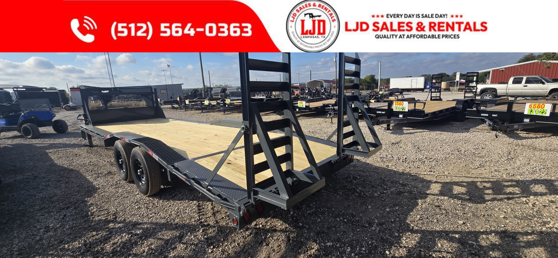 New 2026 Tiger - Gooseneck Drive Over Fender Trailer 102" X 24