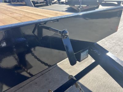 New NEW 2027 Double A 20’ flatbed Equipment Trailer 2-7000 lb axles=14K, Slide In Ramps