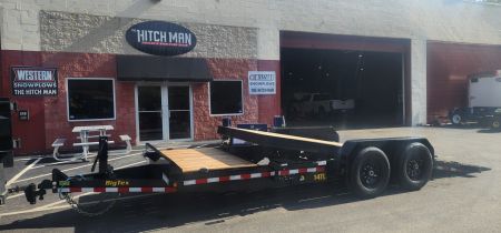 New 7 x 20 (16+4) Big Tex 14TL Tilt Equipment Trailer 14k ***REMOVABLE FENDERS