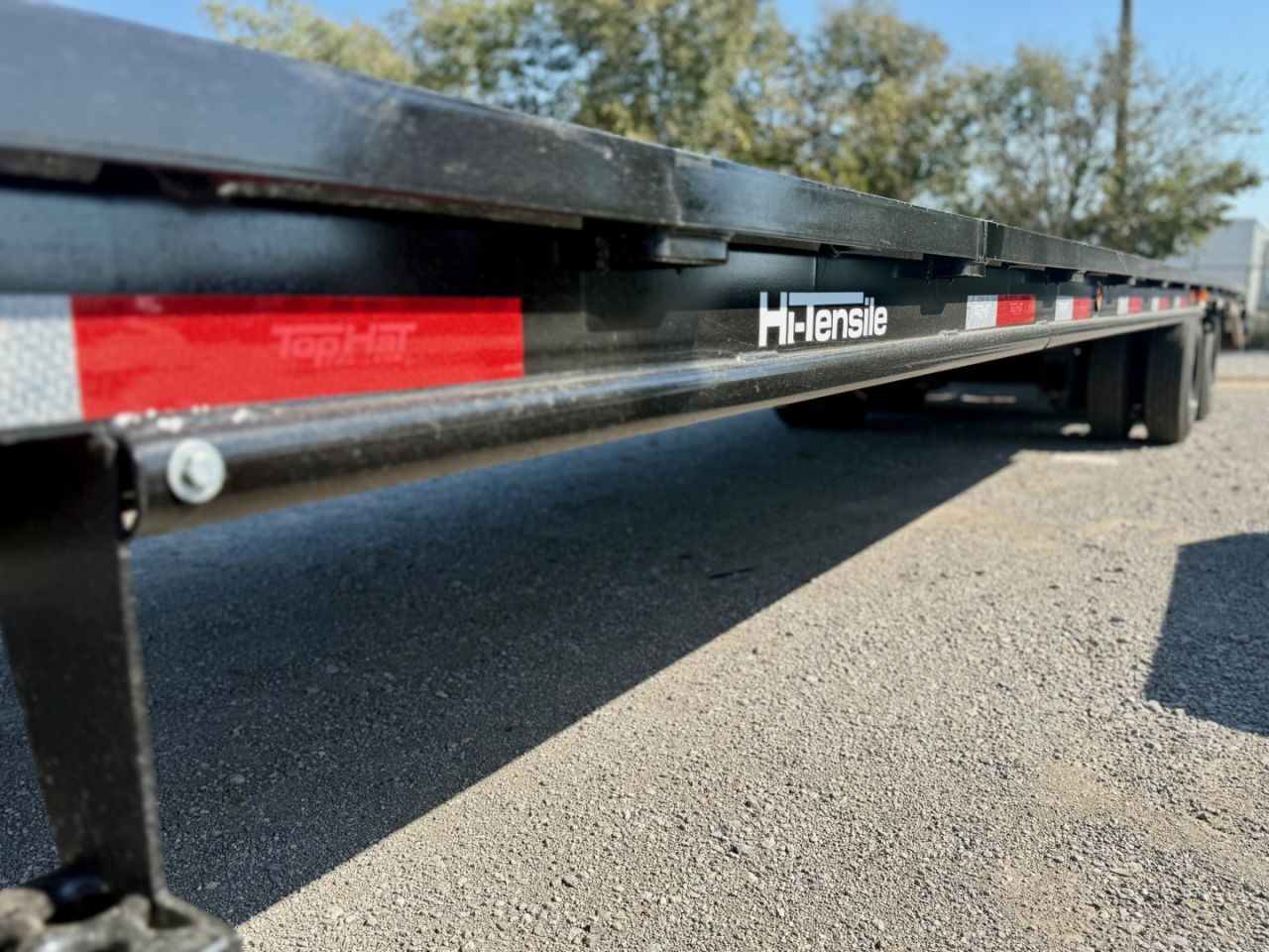 New 2026 Top Hat Trailers GN259-35x102 Flatbed Trailer w/ 16 Ply Tire Upg. and Jumbo Ramps (30'+5')