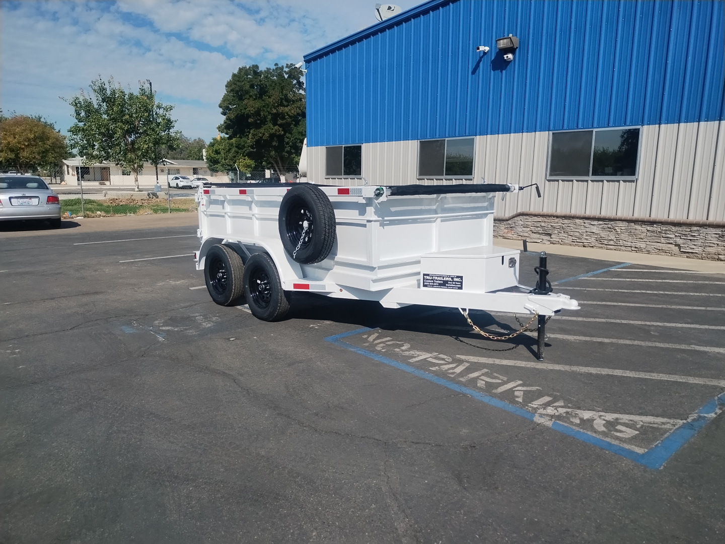 New 2026 TRU 5x10x2 Single Ram Dump Trailer 7,000 GVWR