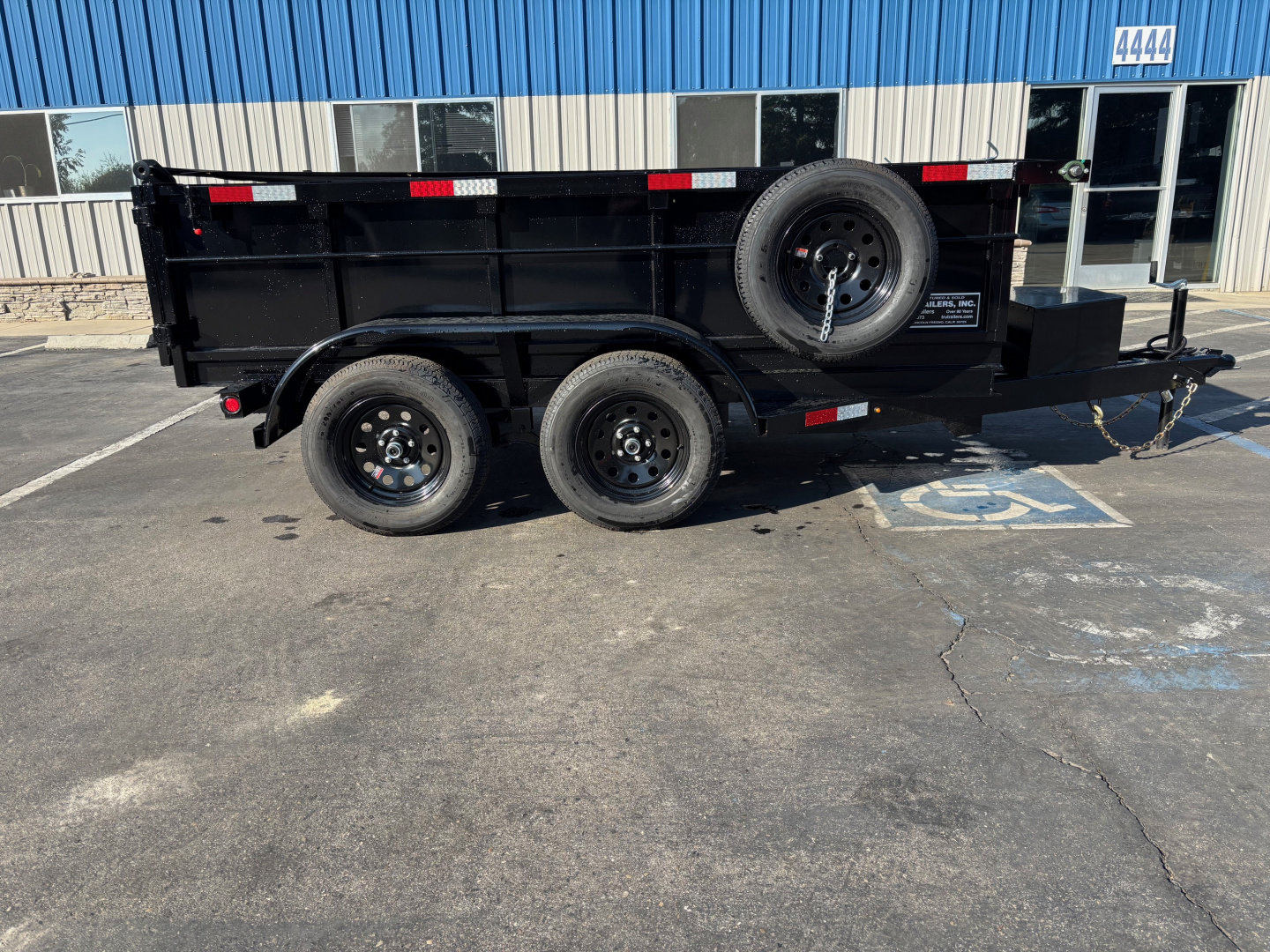 New 2026 TRU 5x10x2 Single Ram Dump Trailer 7,000 GVWR
