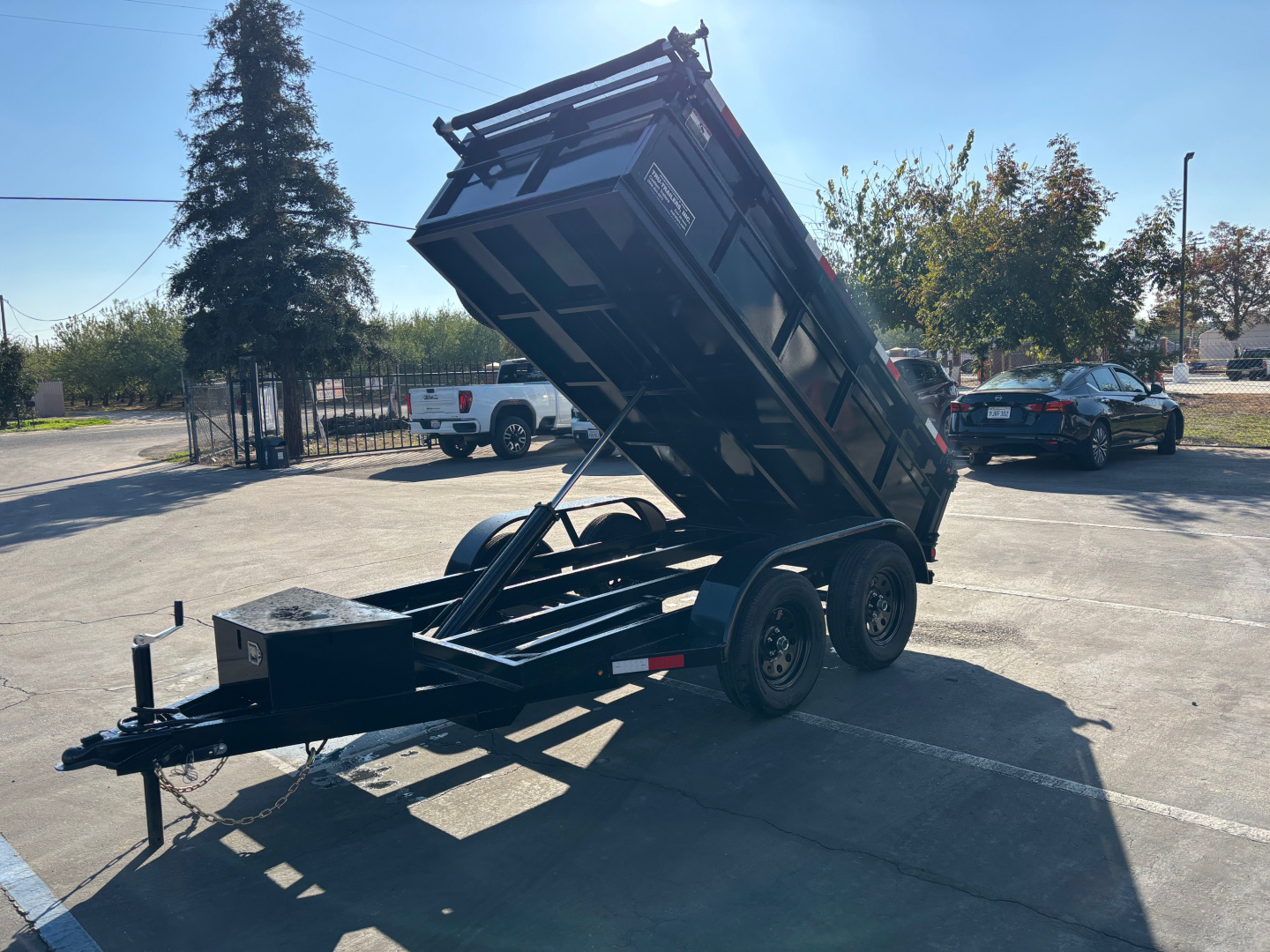 New 2026 TRU 5x10x2 Single Ram Dump Trailer 7,000 GVWR