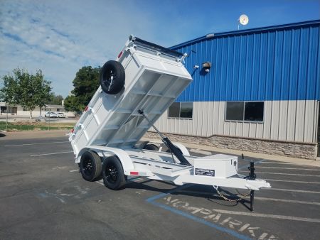 New 2026 TRU 5'Wide x 10' Long x 2' Walls Dump Trailer 7k