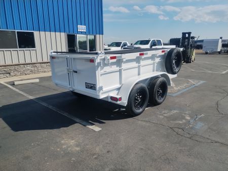 New 2026 TRU 5x10x2 Single Ram Dump Trailer 7,000 GVWR