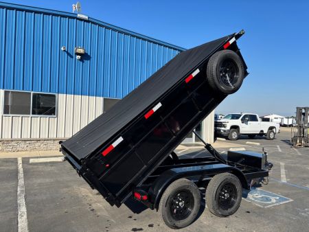 New 2026 TRU 5x10x2 Single Ram Dump Trailer 7,000 GVWR