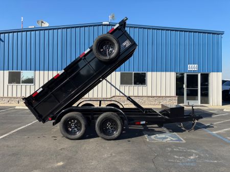New 2026 TRU 5x10x2 Single Ram Dump Trailer 7,000 GVWR