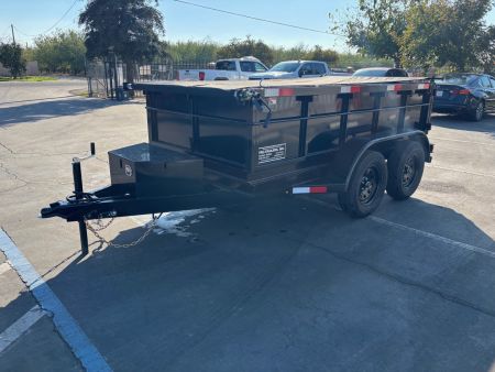 New 2026 TRU 5x10x2 Single Ram Dump Trailer 7,000 GVWR