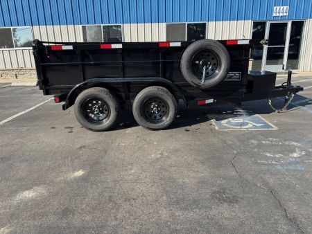 New 2026 TRU 5x10x2 Single Ram Dump Trailer 7,000 GVWR