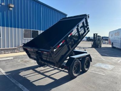 New 2026 Iron Panther 5'x8'x2' Single Ram Dump Trailer 7,000 GVWR
