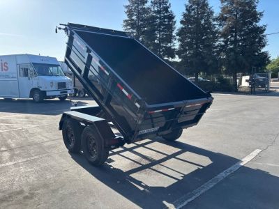 New 2026 Iron Panther 5'x8'x2' Single Ram Dump Trailer 7,000 GVWR